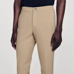 Pantalons & Shorts*SANDRO Pantalon En Jersey Beige