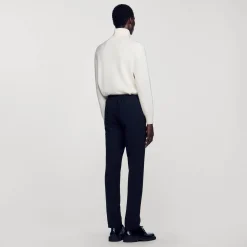 Pantalons & Shorts*SANDRO Pantalon En Jersey Noir