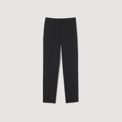 Pantalons & Shorts*SANDRO Pantalon En Jersey Noir