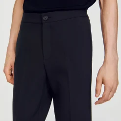 Pantalons & Shorts*SANDRO Pantalon En Jersey Gris Foncé