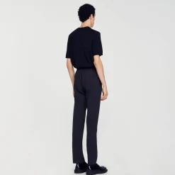 Pantalons & Shorts*SANDRO Pantalon En Jersey Gris Foncé