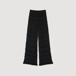 Ensembles|Pantalons & Jeans*SANDRO Pantalon En Maille Noir