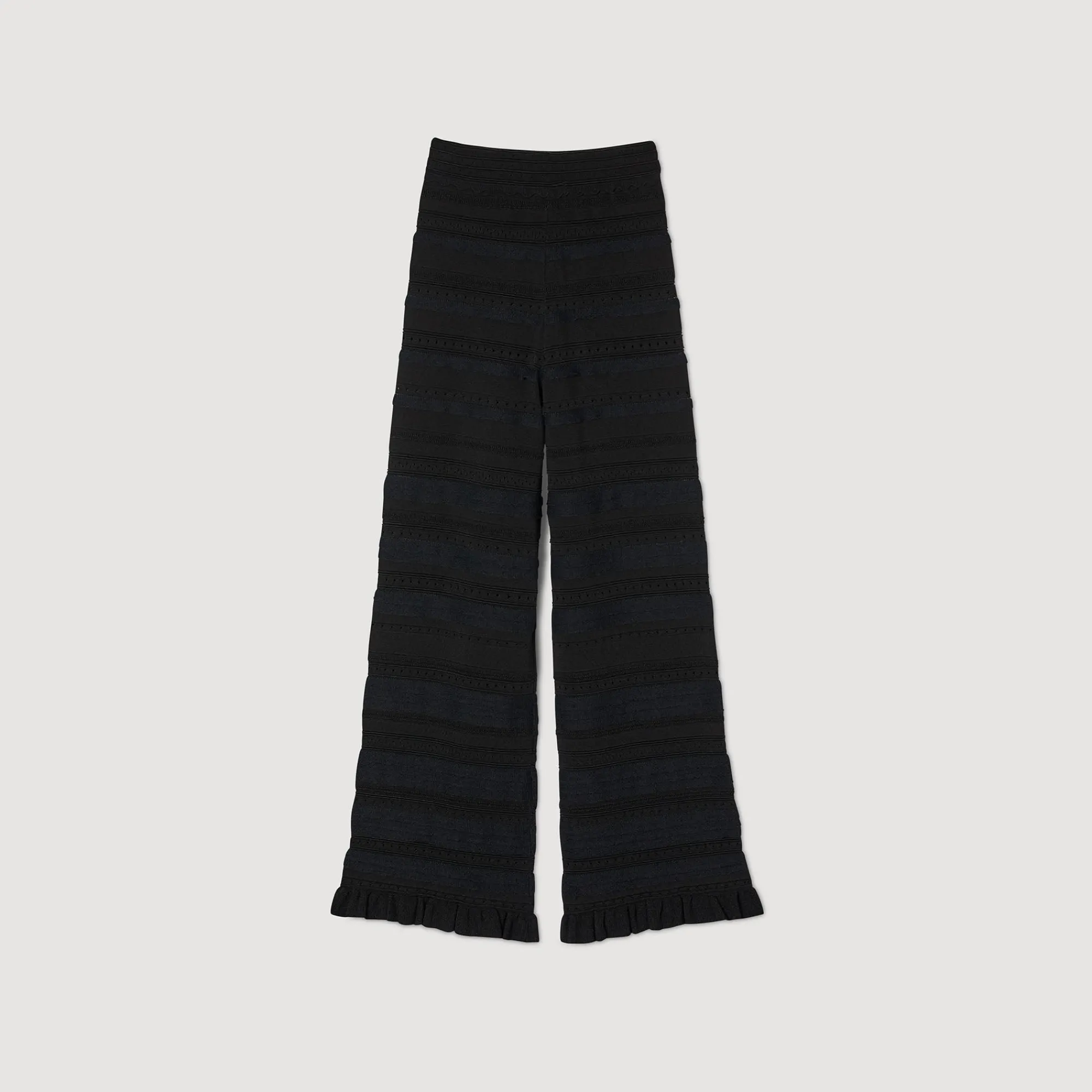 Ensembles|Pantalons & Jeans*SANDRO Pantalon En Maille Noir