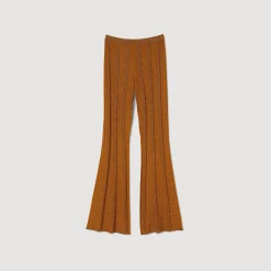 Ensembles|Pantalons & Jeans*SANDRO Pantalon En Maille Métallisée Ambre