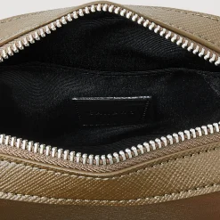 Mini Sacs|Sacs À Bandoulière*SANDRO Petit Sac En Cuir Reconstitué Kaki Fonce