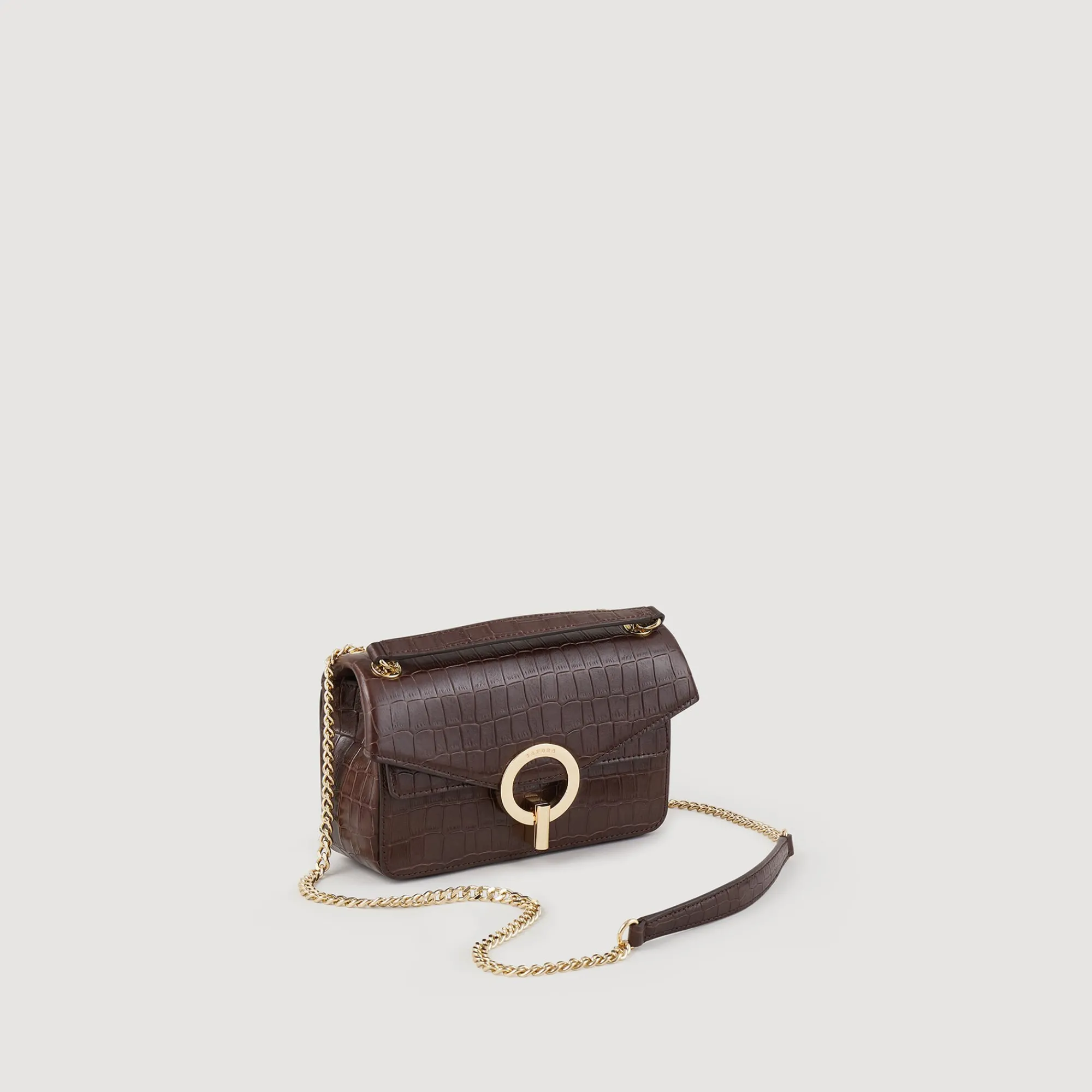 Sacs Porté Épaule|Mini Sacs*SANDRO Petit Sac Yza Marron