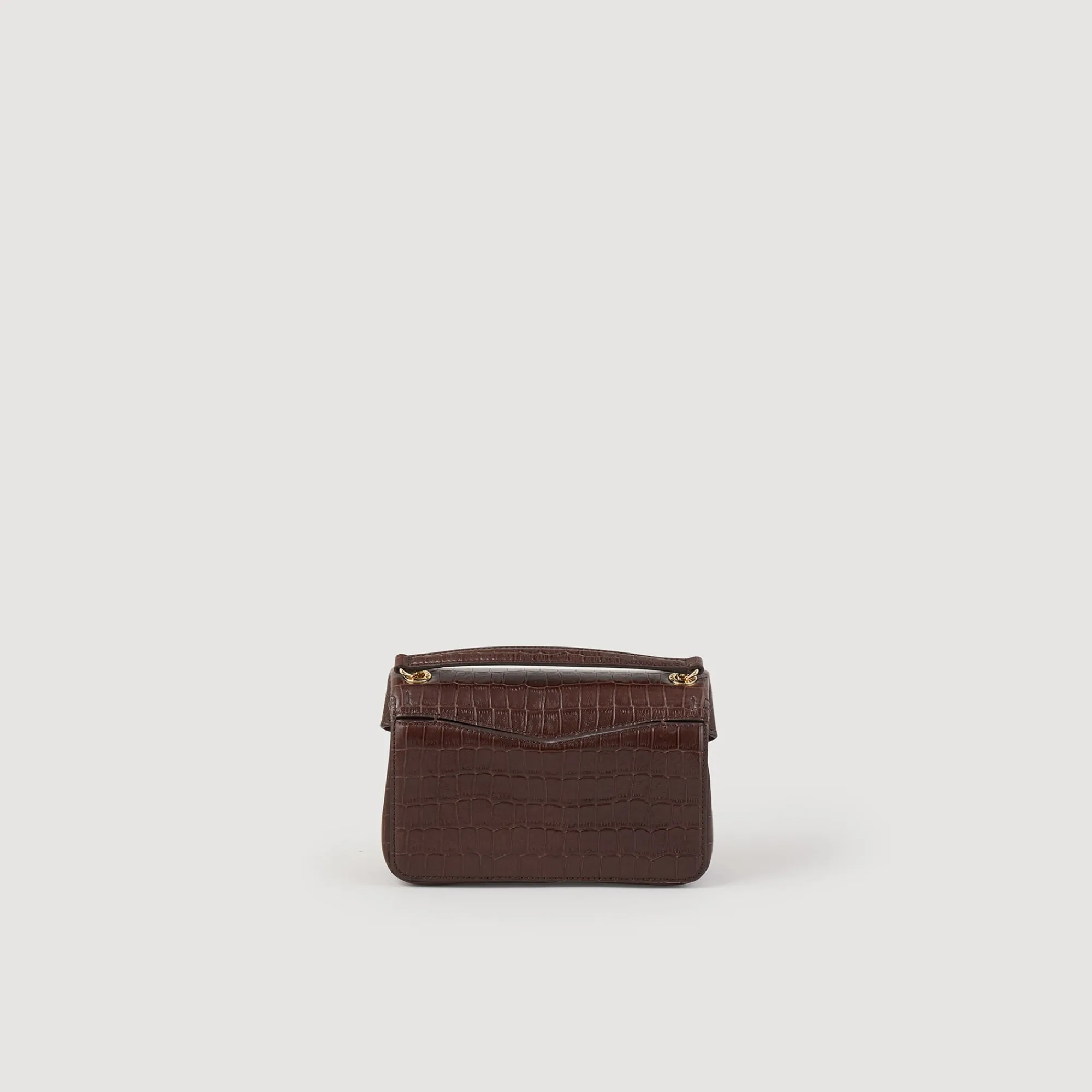 Sacs Porté Épaule|Mini Sacs*SANDRO Petit Sac Yza Marron