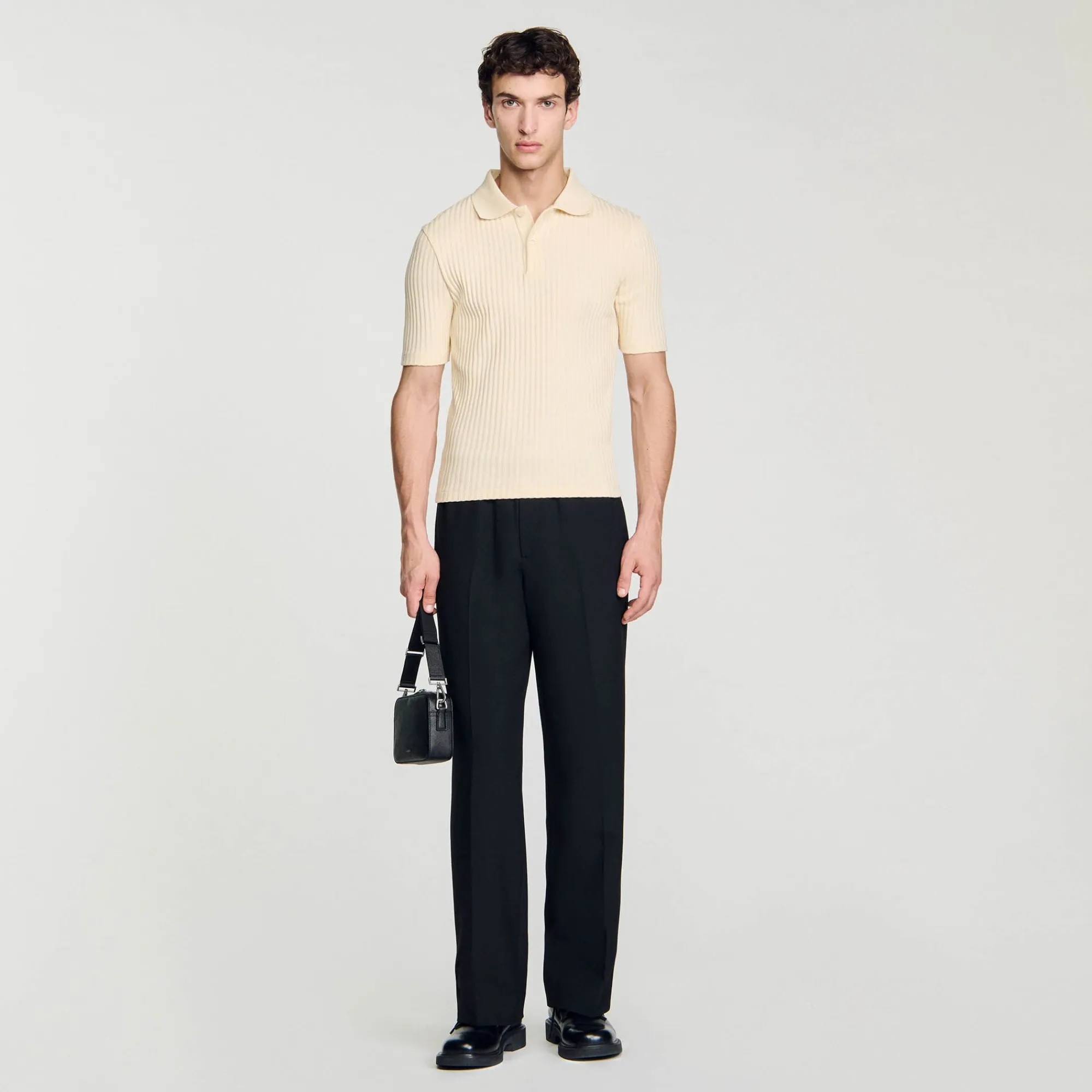 T-Shirts & Polos*SANDRO Polo En Coton Beige
