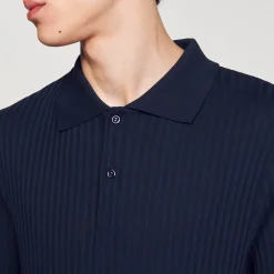 T-Shirts & Polos*SANDRO Polo En Coton Marine