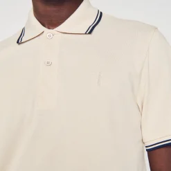 T-Shirts & Polos*SANDRO Polo En Piqué De Coton Greige