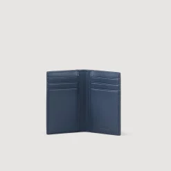 Petite Maroquinerie*SANDRO Portefeuille En Cuir Midnight Blue