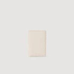 Petite Maroquinerie*SANDRO Portefeuille En Cuir Ficelle