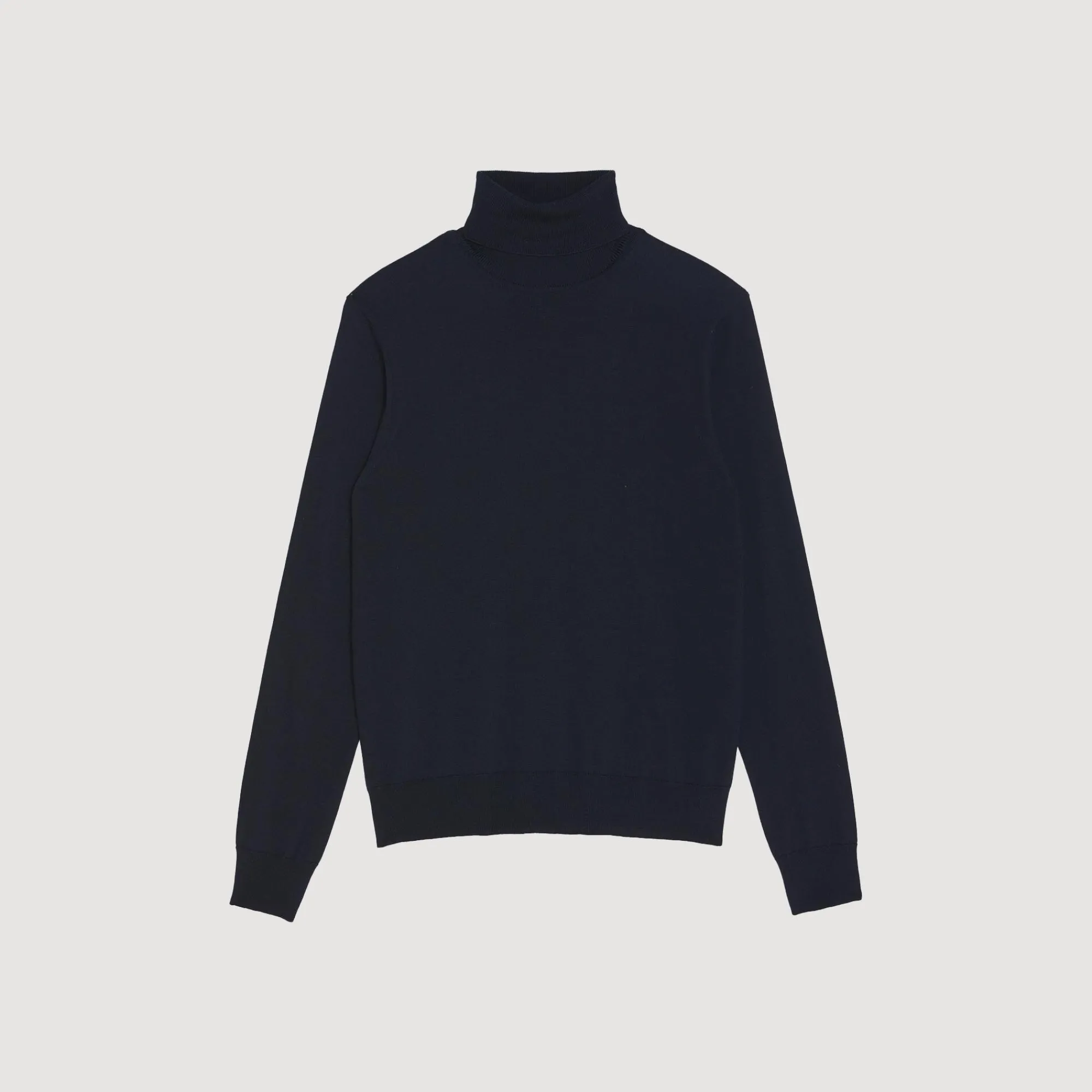 Pulls & Gilets*SANDRO Pull à Col Roulé En Laine Homme Marine