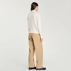 Pulls & Cardigans*SANDRO Pull Col Polo Ecru