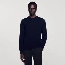 Pulls & Gilets|Pulls & Cardigans*SANDRO Pull En Cachemire Marine Foncé