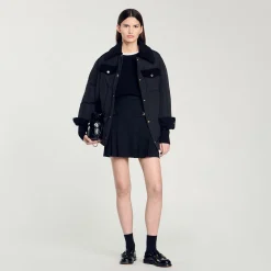 Pulls & Cardigans*SANDRO Pull En Laine Mélangée Noir