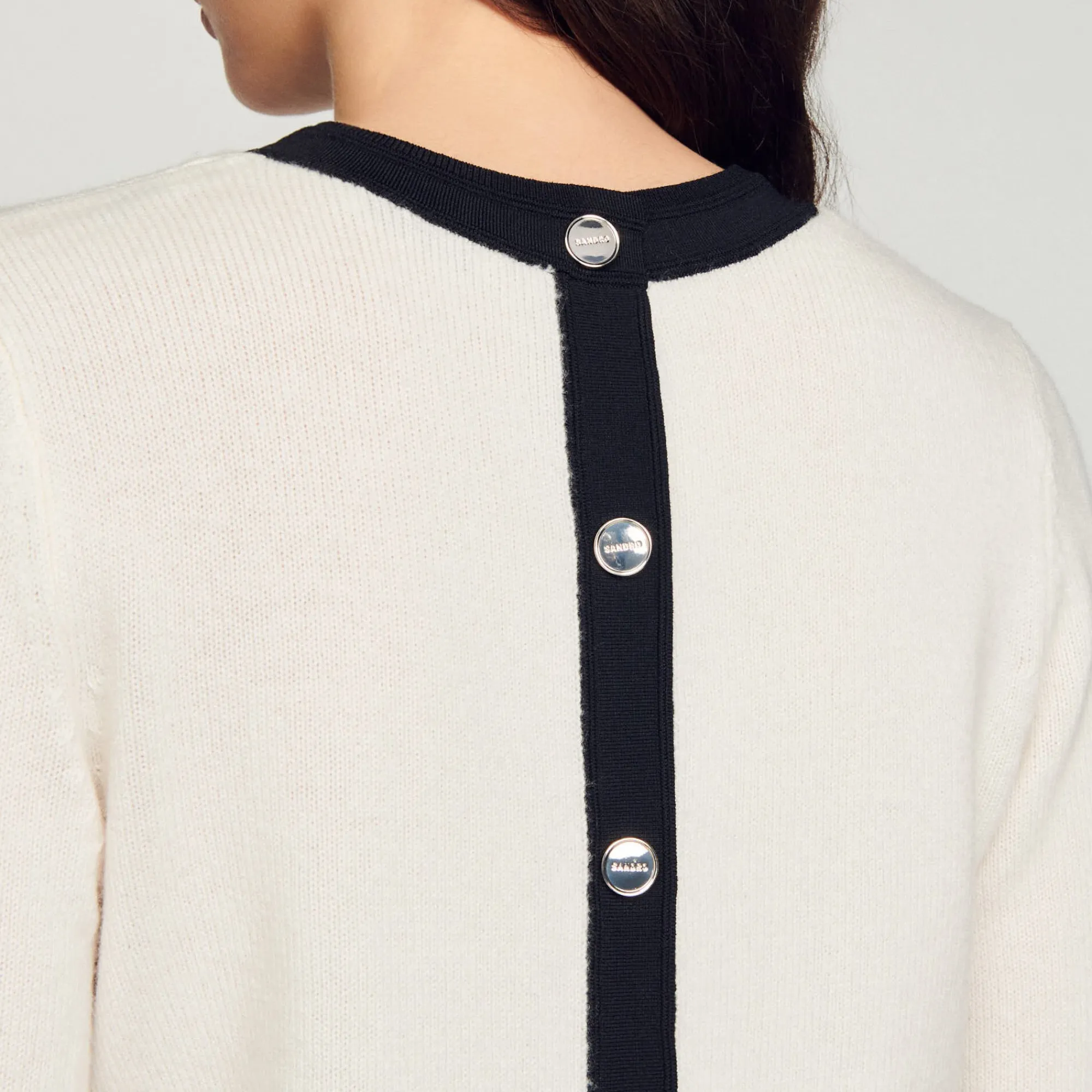 Pulls & Cardigans*SANDRO Pull En Maille Fine Ecru