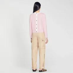 Pulls & Cardigans*SANDRO Pull En Maille Fine Rose
