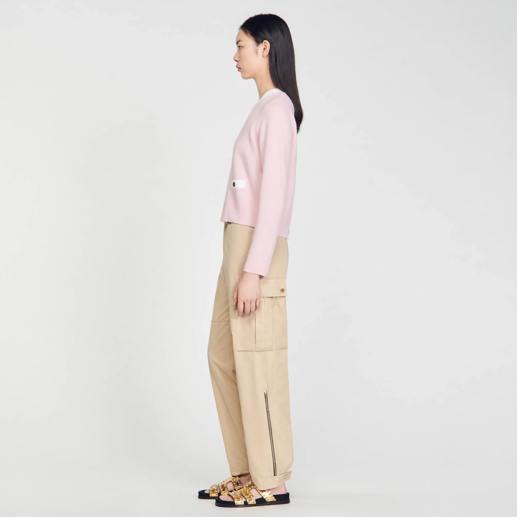 Pulls & Cardigans*SANDRO Pull En Maille Fine Rose