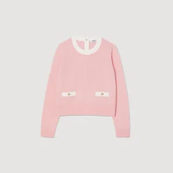 Pulls & Cardigans*SANDRO Pull En Maille Fine Rose