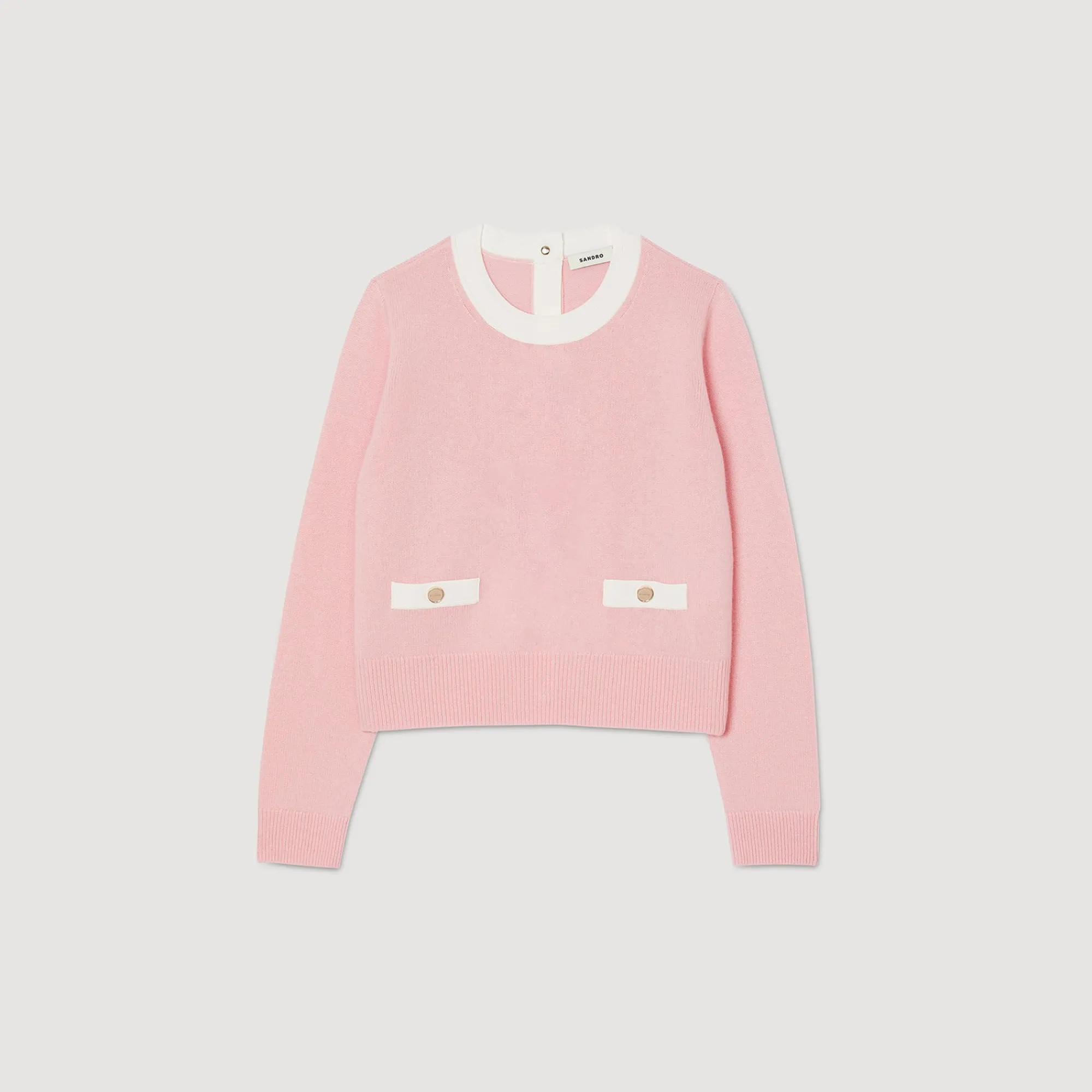 Pulls & Cardigans*SANDRO Pull En Maille Fine Rose