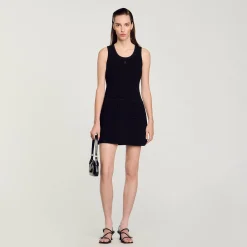Robes|Ensembles*SANDRO Robe Débardeur Noir