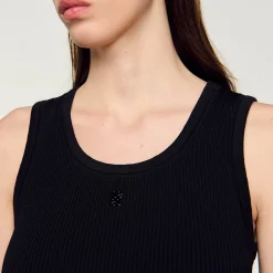 Robes|Ensembles*SANDRO Robe Débardeur Noir