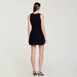 Robes|Ensembles*SANDRO Robe Débardeur Noir