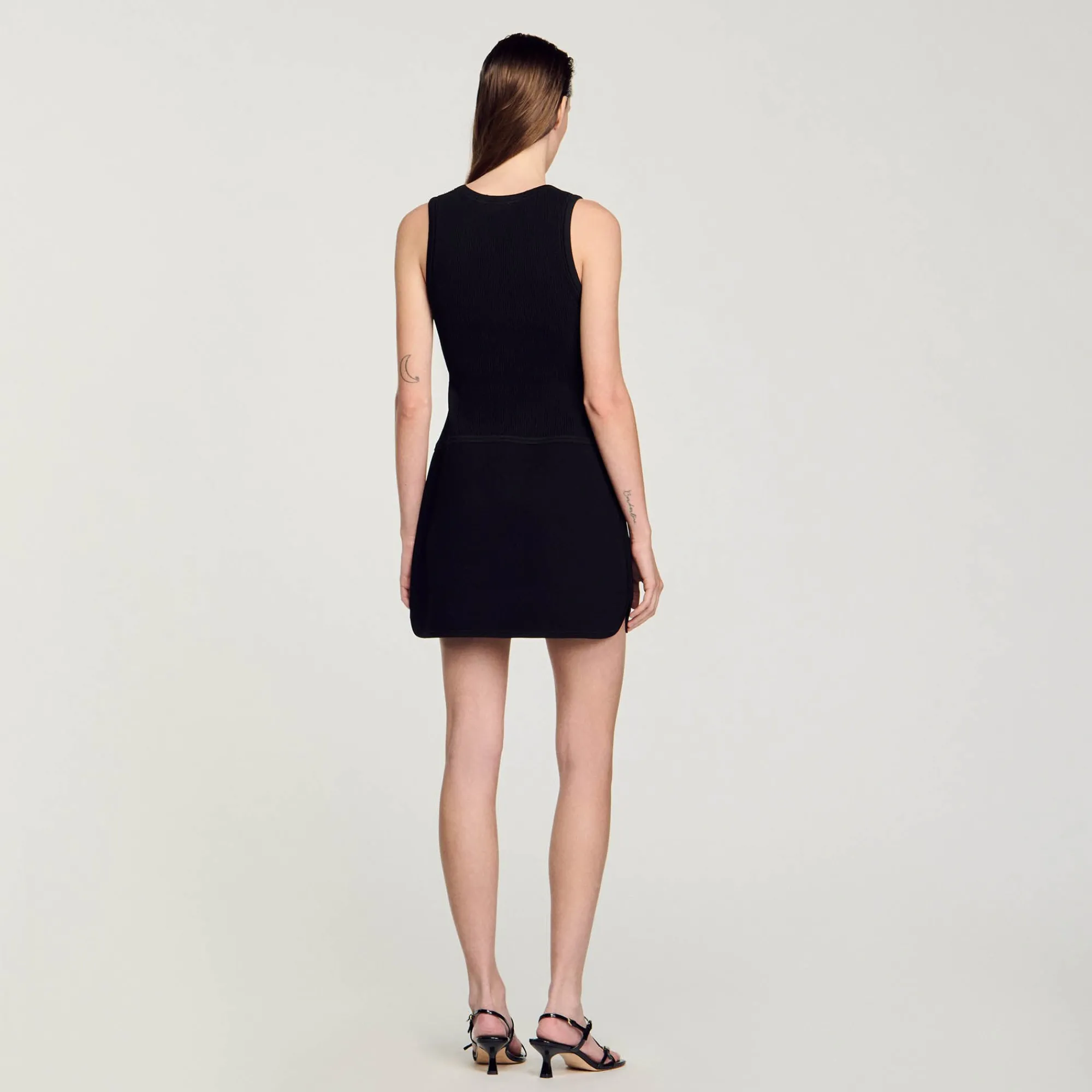 Robes|Ensembles*SANDRO Robe Débardeur Noir