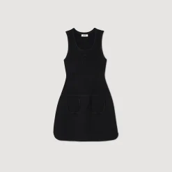 Robes|Ensembles*SANDRO Robe Débardeur Noir