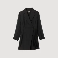 Robes*SANDRO Robe Portefeuille Noir