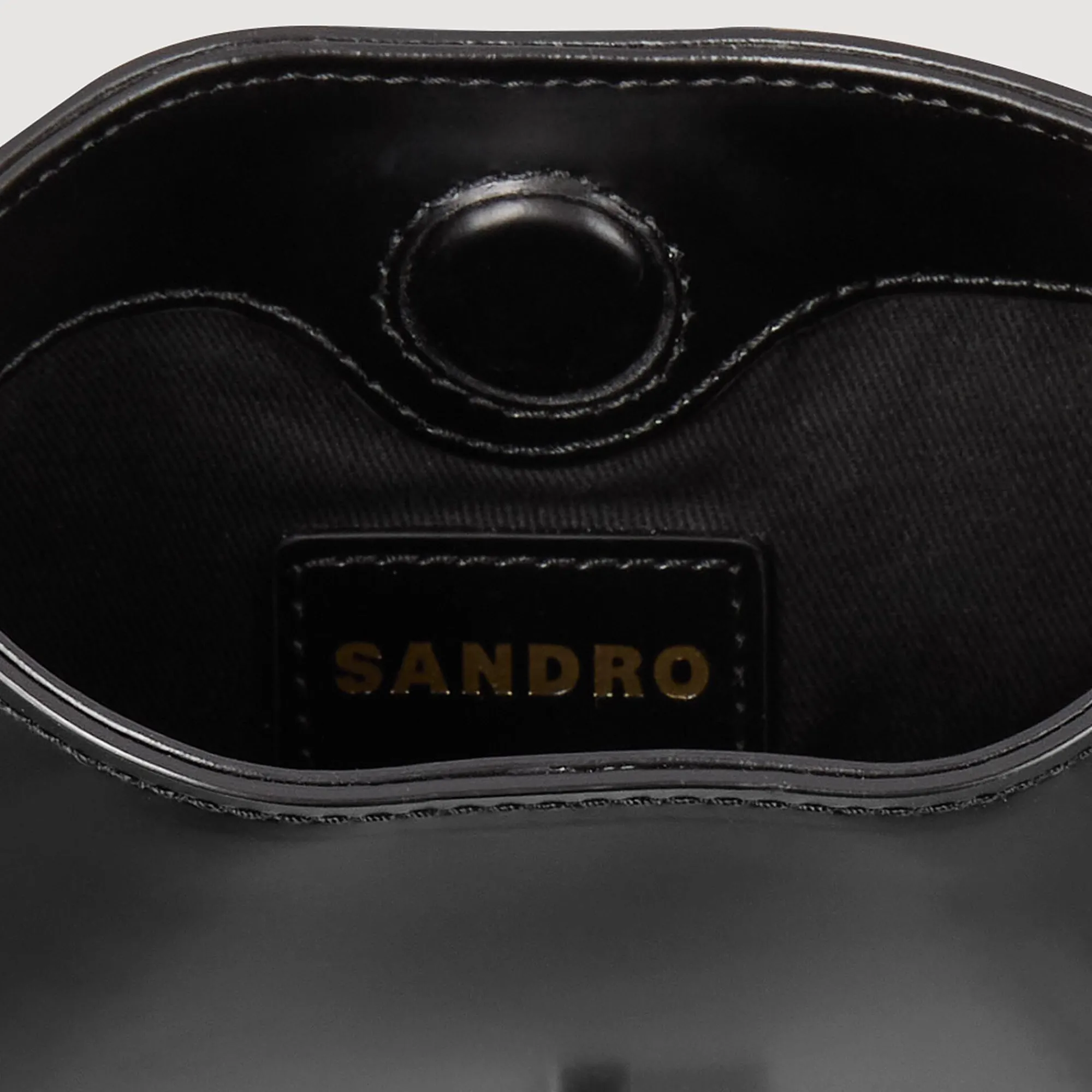 Sacs Porté Épaule|Mini Sacs*SANDRO Sac Janet Mini à Chaînes Noir