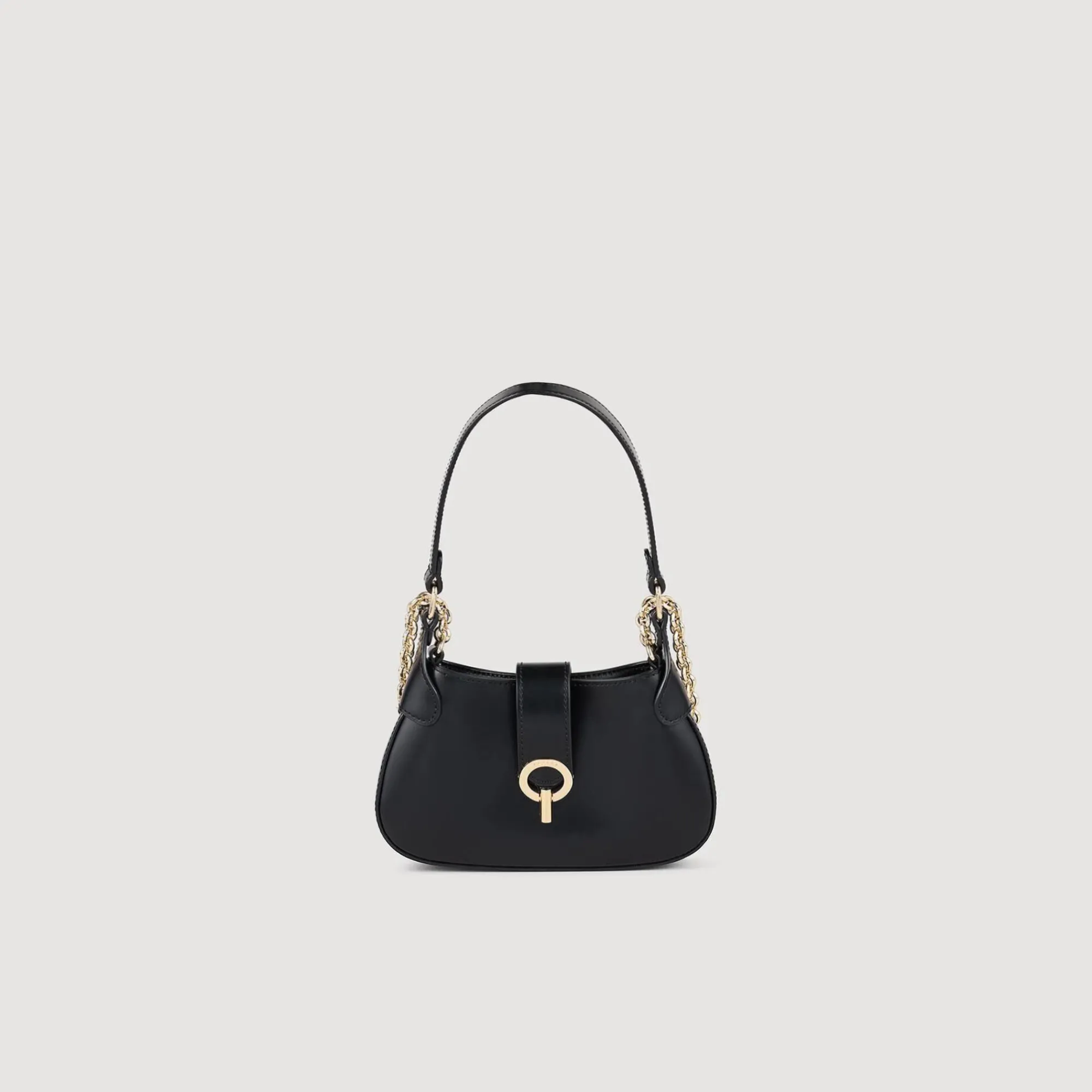 Sacs Porté Épaule|Mini Sacs*SANDRO Sac Janet Mini à Chaînes Noir
