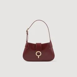 Sacs Porté Épaule*SANDRO Sac Janet Tannerie Certifiée Bordeaux
