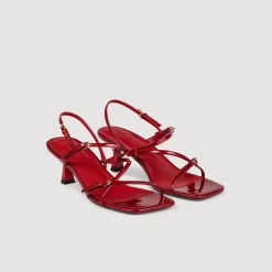 Sandales À Talons|Sandales*SANDRO Sandales à Brides Rouge