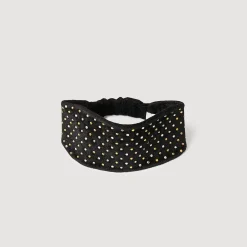 Autres Accessoires*SANDRO Serre-tête Strassé Noir