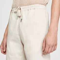 Pantalons & Shorts*SANDRO Short En Coton Beige Clair