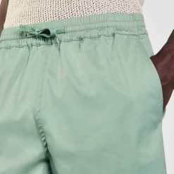 Pantalons & Shorts*SANDRO Short En Coton Vert D'Eau