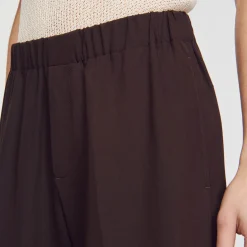 Pantalons & Shorts*SANDRO Short Large Marron Foncé