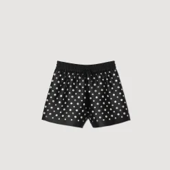 Ensembles|Jupes & Shorts*SANDRO Short Orné De Pastilles Noir