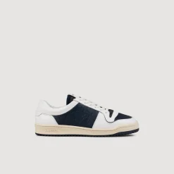 Sneakers*SANDRO Sneakers Basses En Cuir Marine