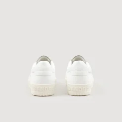 Sneakers*SANDRO Sneakers En Cuir De Tannerie Certifiée blanc