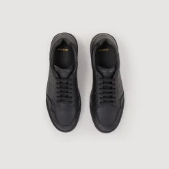 Sneakers*SANDRO Sneakers En Cuir Embossé Square Cross Noir