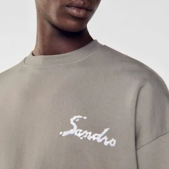 Sweats & Joggings*SANDRO Sweat Oversize Kaki clair