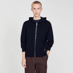 Sweats & Joggings|Pulls & Gilets*SANDRO Sweatshirt à Capuche Noir