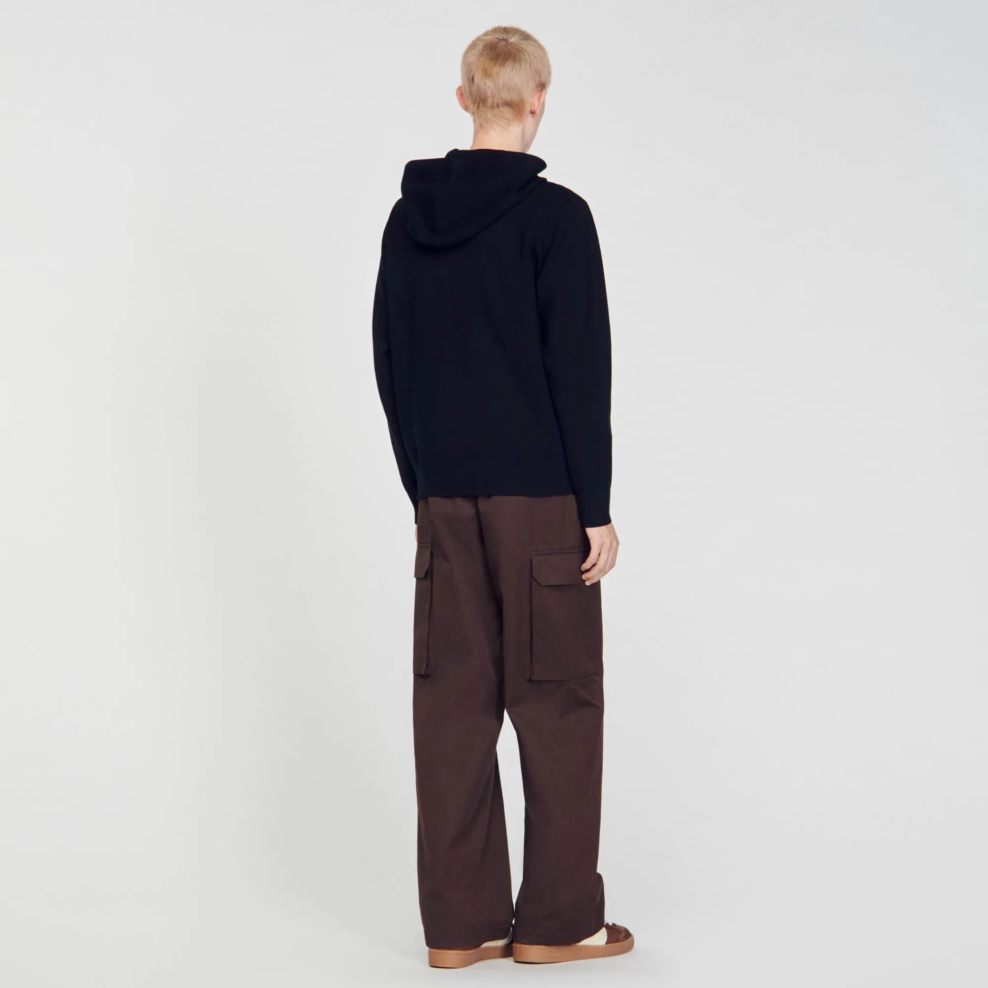 Sweats & Joggings|Pulls & Gilets*SANDRO Sweatshirt à Capuche Noir