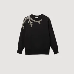 Pulls & Cardigans*SANDRO Sweatshirt Bijou Noir
