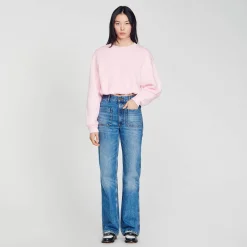 Pulls & Cardigans*SANDRO Sweatshirt Court Rose Clair