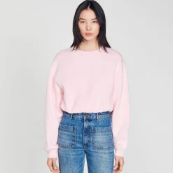 Pulls & Cardigans*SANDRO Sweatshirt Court Rose Clair