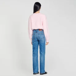 Pulls & Cardigans*SANDRO Sweatshirt Court Rose Clair